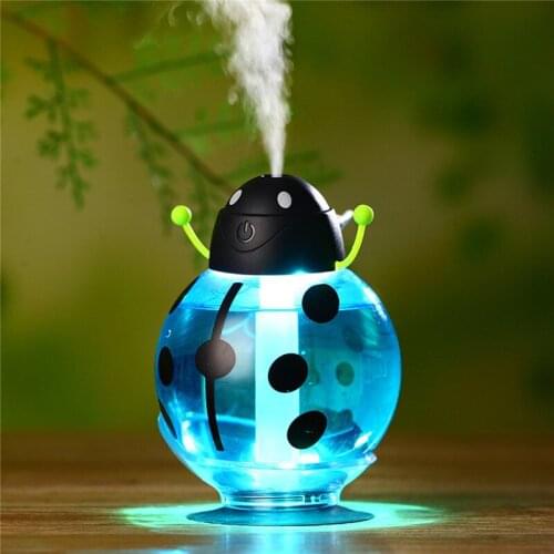 Face Spray Steamer humidifier Skin Care USB Beetle Humidifier Aroma diffuser Aromatherapy diffuser Mini Portable Mist 260ml LED