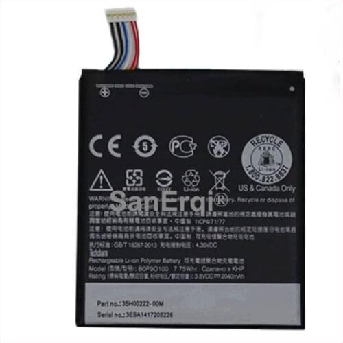 2040mAh B0P9O100 / BOP9O100 Replacement Li-Polymer Battery For HTC Desire 612 D610 D610n D610t 610 612 D610n D610t