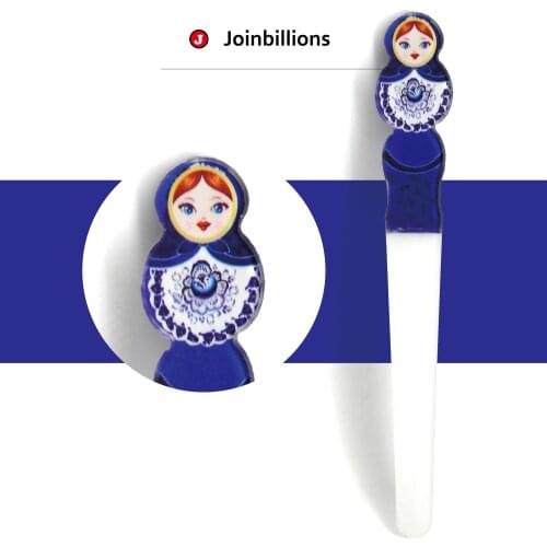 14cm Long Manicure Glass Nail File of Russian Style