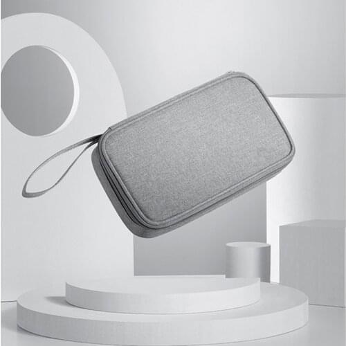 Cable Storage Bag Portable Organizer Case USB Cables Charger Mobile Phone Hard Drive Cords Parts Card Bag