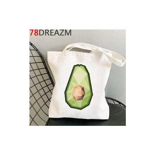 Avocado shopping bag bolso shopper tote recycle bag jute bag canvas bag fabric shoping bolsas ecologicas woven sac toile