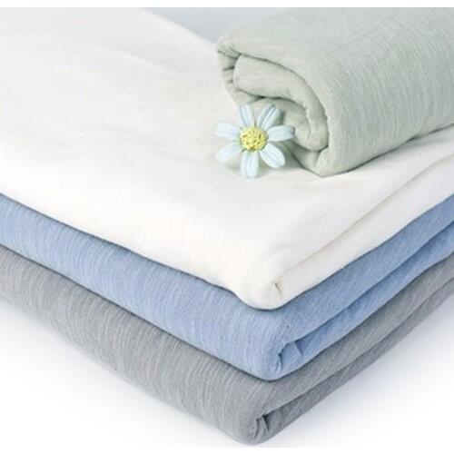 KK302631 Knit 100 Cotton Slub Jersey Fabric For Sewing Childrens Garment 50x150cm/Piece