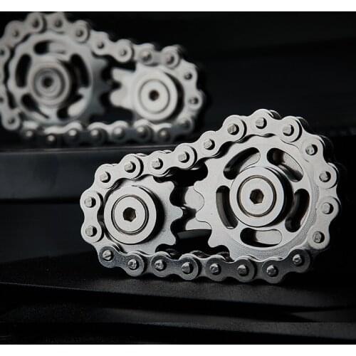 Outdoor Sprocket Flywheel Fingertip Gyro EDC Metal Decompression Toy