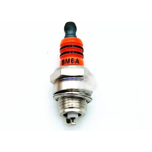 BM6A Spark Plug Replace, Garden Machinery Engine Spark Plug for Two-stroke Lawn Mower Chainsaw Hedge Trimmer Trimming Machine