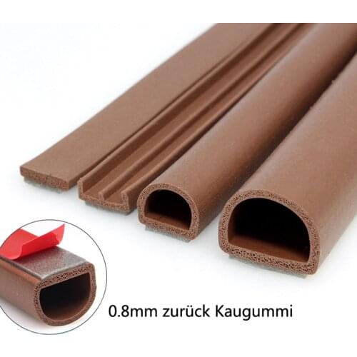 Weatherbar Soundproof Draft Self Adhesive Silicon Rubber Gel Door Window Seal Strip Roll 9x2mm 9x4mm 9x6mm 9x8mm 14x12mm