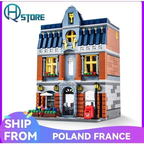 1367pcs The Tavern Club Party Model Building Blocks City Street View Set Assemble Architecture Bricks For Children Toys Gifts