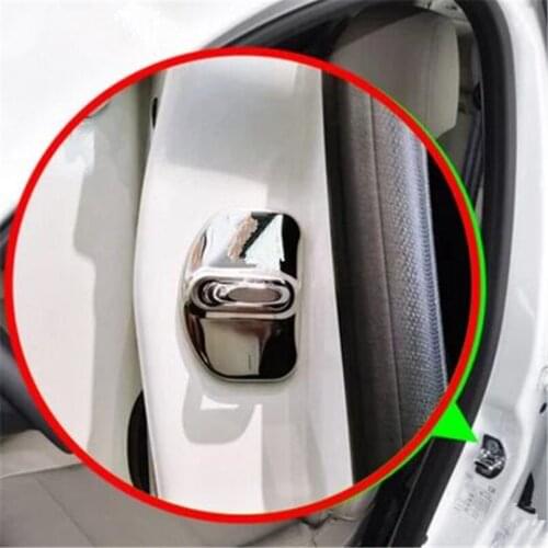 4pcs/set Car Door lock waterproof Protector Cover for Renault Latitude LAGUNA Captur Talisman Scenic Fluence Megane R.S./SMART