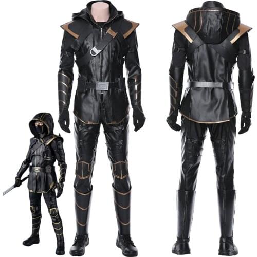 Anime cosplay accessories Endgame Cosplay Costume Clinton Barto Hawkeye Cosplay Outfit Full Suit Halloween Carnival Costumes