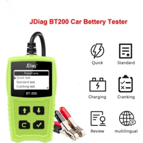 BT200 12V For Car/Truck/Motorcycle Car Bettery Tester Diagnostic Tool BT200Automotive 12V Battery Analyzer Code Reader
