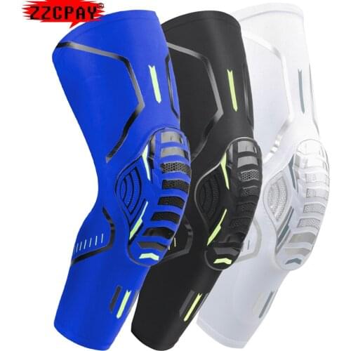 Compression Knee Brace Pads Support Running Basketball Riding Protective Gear Arm Guard Sleeve Cover Honeycomb Elbow Kneepads