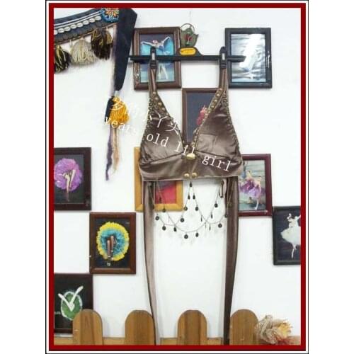 7Years Old Lil Girl Lycra Cotton Belly Dance Bra Top AI42