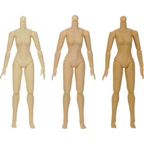 1/6 Scale Female Figure Body Model European and American/Asian skin Model for 12" Action Figure Doll