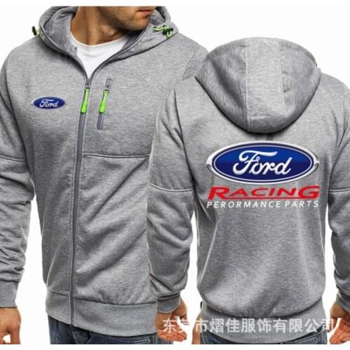 2021 fashion mens Spring New motorcycle FORD Hoodie cotton casual zipper mens Hoodie