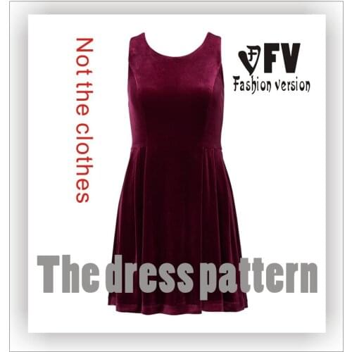 Clothing DIY The dress Dresses Sewing Pattern cutting drawing BLQ-8