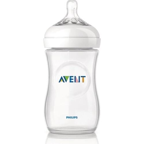 Philips Avent Natural Baby Feeding Bottle 260 ml/9 oz Bpa Free Infant Bebe Biberon Newborn Kids Ultra Soft Nipple Healthy Safety