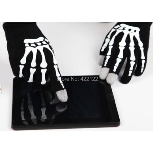 Gift,Fashion high quality autumn winter outdoor warm women touch knited gloves half / full finger mitten 3pair/lots GW37