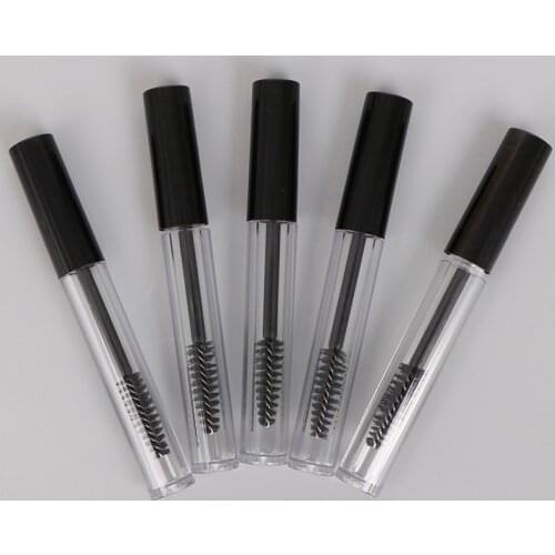 5PCS 3mL/0.8ML Empty Mascara Tube Eyelash Cream Vial Container Cap Liquid Bottle
