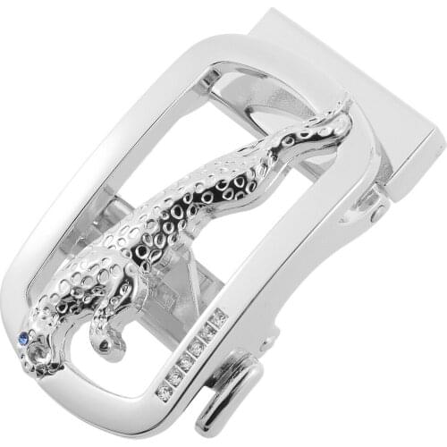 New Personalized Leopard Belt Buckle Belt Buckle Alloy Automatic Buckle Ly136-23958 Luxury Belt Designers Men