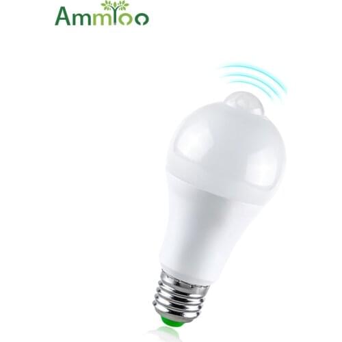 LED PIR Motion Sensor Bulb E27 B22 AC 85-265V Dusk to Dawn Light Bulb Day Night Light Infrared Sensor Lamp For Home Lighting