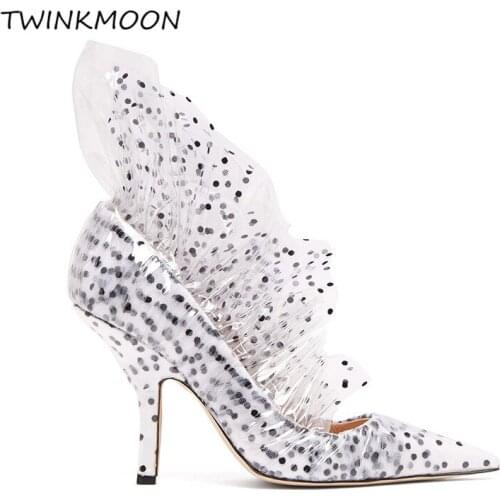 TWINKMOON Womens High-heeled Shoes
