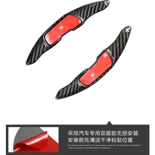 Carbon Fiber Car Steering Wheel Paddle Shifter Shift Extension For Mazda 3 Axela CX-5 CX-4 MX-5 Accessories