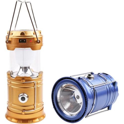 Outdoor Portable Lantern Camping Lamp Solar Tent Lamp K5