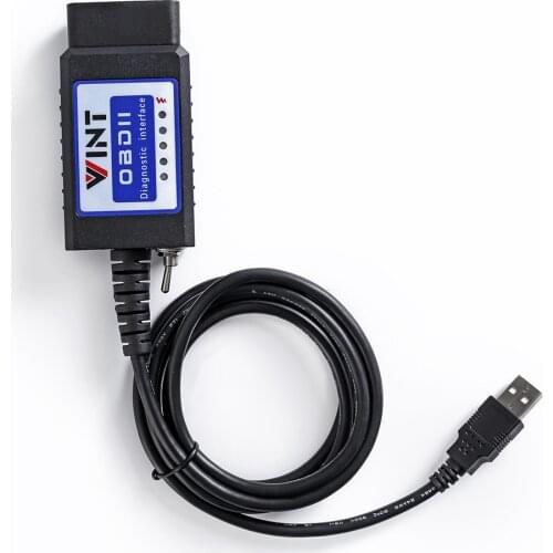 VINT-TT55502 ELM327 USB V1.5 modified for Ford ELMconfig Froscan CH340+25K80 chip HS-CAN / MS-CAN Free Shipping