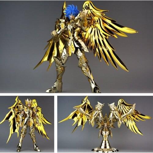 In Stock GREAT TOYS GT Saint Seiya figure Gemini Saga / Kanon soul of gold With holy form metal armor EX SOG action figure model