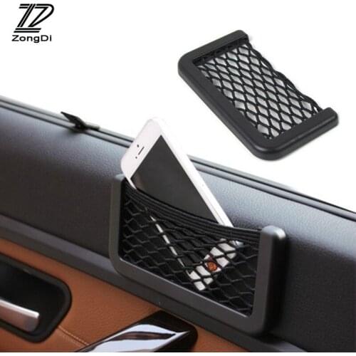 ZD 1PC Car Storage Bag For VW polo passat b6 b5 golf 4 5 6 7 t5 Audi a3 a4 b6 a4 b8 a6 Nissan qashqai juke tiida accessories
