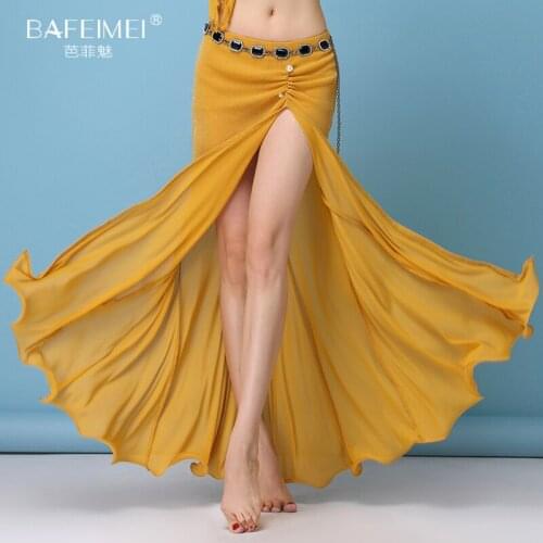 Lady girl Belly Dancing clothes New Beginner Female Adult Sexy bellydancing Long Skirt