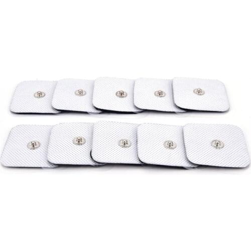 2/10Pc/lot Electrode Pad Physiotherapeutic Patches Replacement For Tens Massagers Machine Electronic Physiotherapy Massager Tool