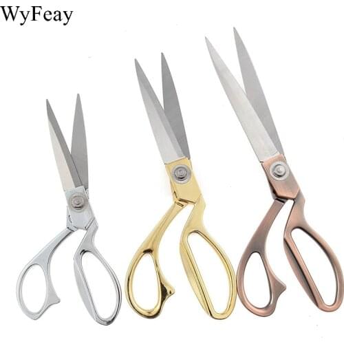 3 Color 3 Size) Professional Stainless Sewing Scissors Shears Tools Steel Heavy Duty Tailor Scissors Tailor Shears DIY Clothing