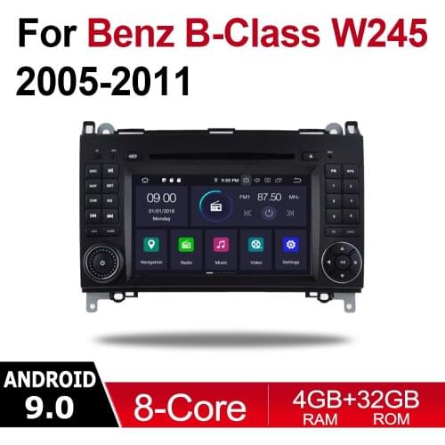 4GB android 9.0 car dvd player For Mercedes Benz B Class W245 2005~2011 NTG Multimedia GPS Navigation Map Autoradio WiFI BT
