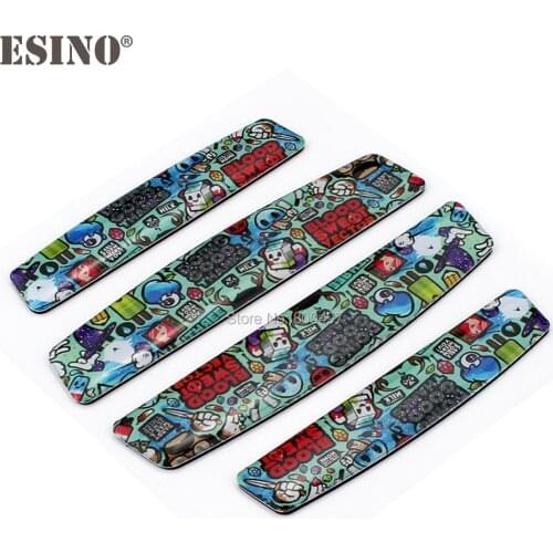 4 x Car Styling Door Edge Guard Protector Strips Anti-collision Anti-scratch Trim Door Edge Guard Stickers Graffiti Decals