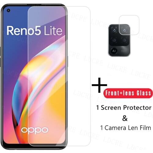9H Clear Glass For OPPO Reno5 Lite Screen Protector For OPPO Reno5 Lite Tempered Glass Protective Phone Film For OPPO Reno5 Lite