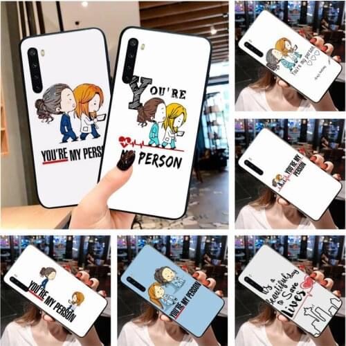 Greys Anatomy You are my person Phone Case for Xiaomi Mi Note 10 Lite Mi 9T Pro xiaomi 10 10 CC9 Pro