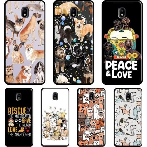 French Bulldog Beagle Dogs Pattern Case For Samsung Galaxy J5 J1 J3 J7 A3 A5 2016 2017 J4 J6 J8 A8 A6 Plus A7 A9 2018 Cover