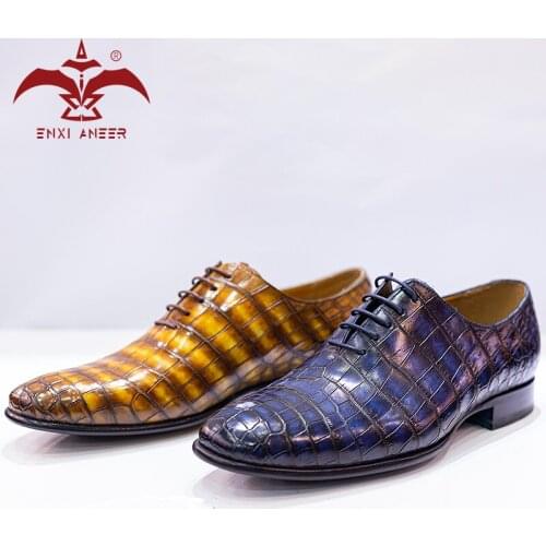 ENXI ANEER Mens Leather Shoes