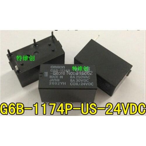 G6B-1174P-US-24VDC G6B-1174P-US-DC24V G6B-1174P-US-24V 10PCS/LOT 24V RELAY Free Shipping electronic Components kit
