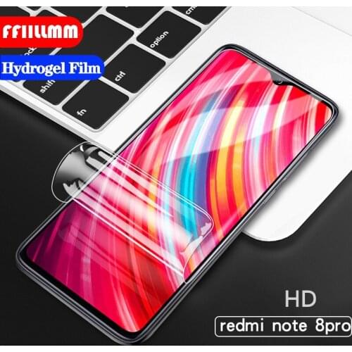 2Pcs/lot Hydrogel Film Screen Protector For Xiaomi Redmi Note 8 Pro 8T Full Cover Hydrogel Film For Redmi Note 8 Pro Note 8T