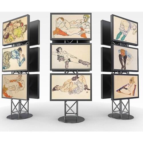 Canvas Print Painting Wall Art Picture Egon Schiele Body Color Delineation Sketch Home Decoration Nordic Poster For Living Room