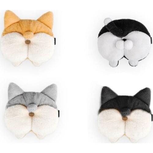 Cartoon Animal Tissue Box for Car Plush Paper Holder Soft Napkin Box Container Paper Storage Organizer for Household