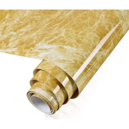 Multi-purpose stickers DIY Self-adhesive Solid Color Marble Oil-proof Home Decorative for Kitchen Cabinet Desktop Contact Paper