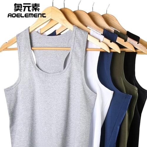 Men Gym Clothing Fitness Shirt Vest Basketball Uniform Hoodies Cotton Ventilate L-3XL 45kg~100kg Males Tank Top Army Green 090