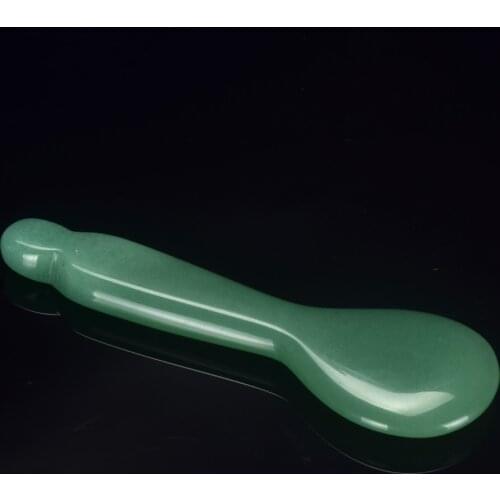 Natural Green Aventurine China Traditional health Care Guasha SPA Guasha Press Pen Scraper Face back Foot Massage Tool