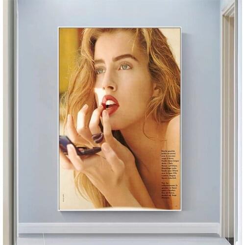 Silk Cloth Wall Poster Julie Anderson Sexy Model Star Art Home Decoration Gift