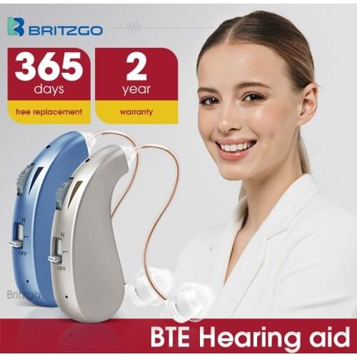 Britzgo Mini Deaf Hearing Aid, USB Charging Digital Wireless Stealth Sound Amplifier, Suitable For The Elderly With Hearing Loss