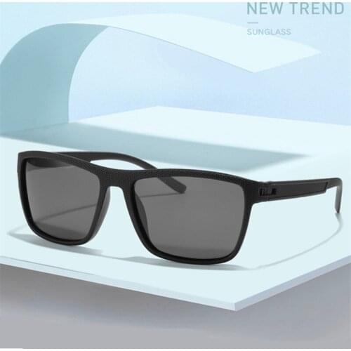 Fashion Brand Designer Polarized Sunglasses Men Women Driving Square Frame Sun Glasses Male Goggle Shades Coating Mirror Female
