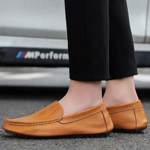 Loafers zapatos mens informales shoes sale 2020 man casuales hot shoe cuero leisure de casual sapatos flat hombre spring male