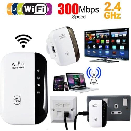 Wi-Fi Wireless WiFi Repeater Wifi Extender 300Mbps Wi-Fi Amplifier 802.11N/B/G Booster Repetidor Wi Fi Reapeter Access Point